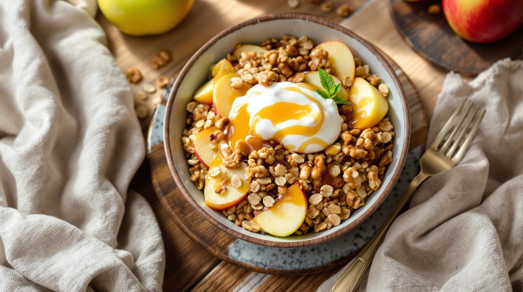 Apfel-Walnuss-Müsli