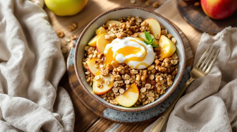 Apfel-Walnuss-Müsli