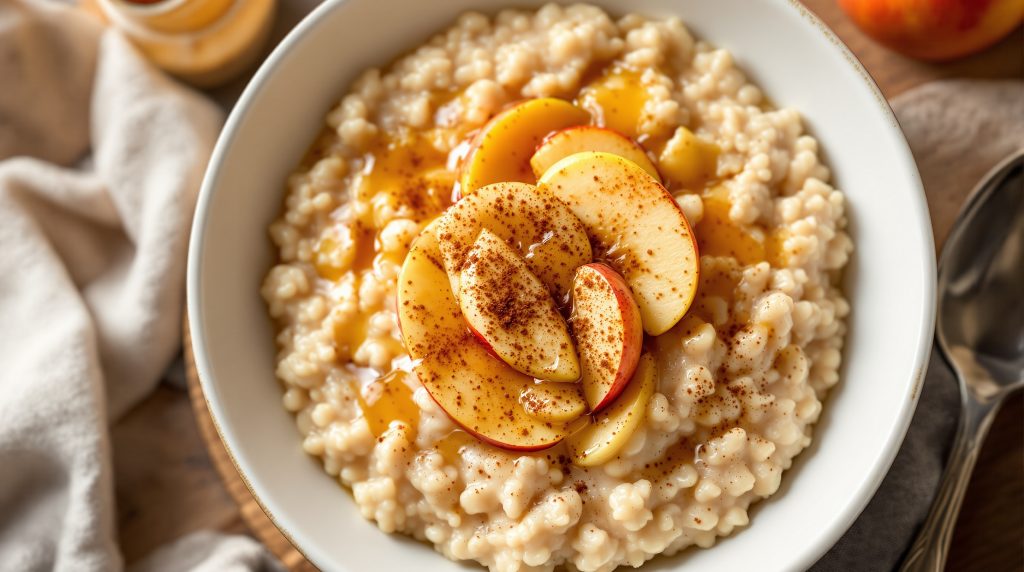 Apfel-Zimt-Porridge