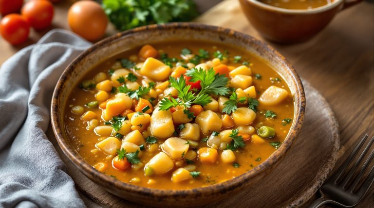 Hühnersuppe mit Gemüse