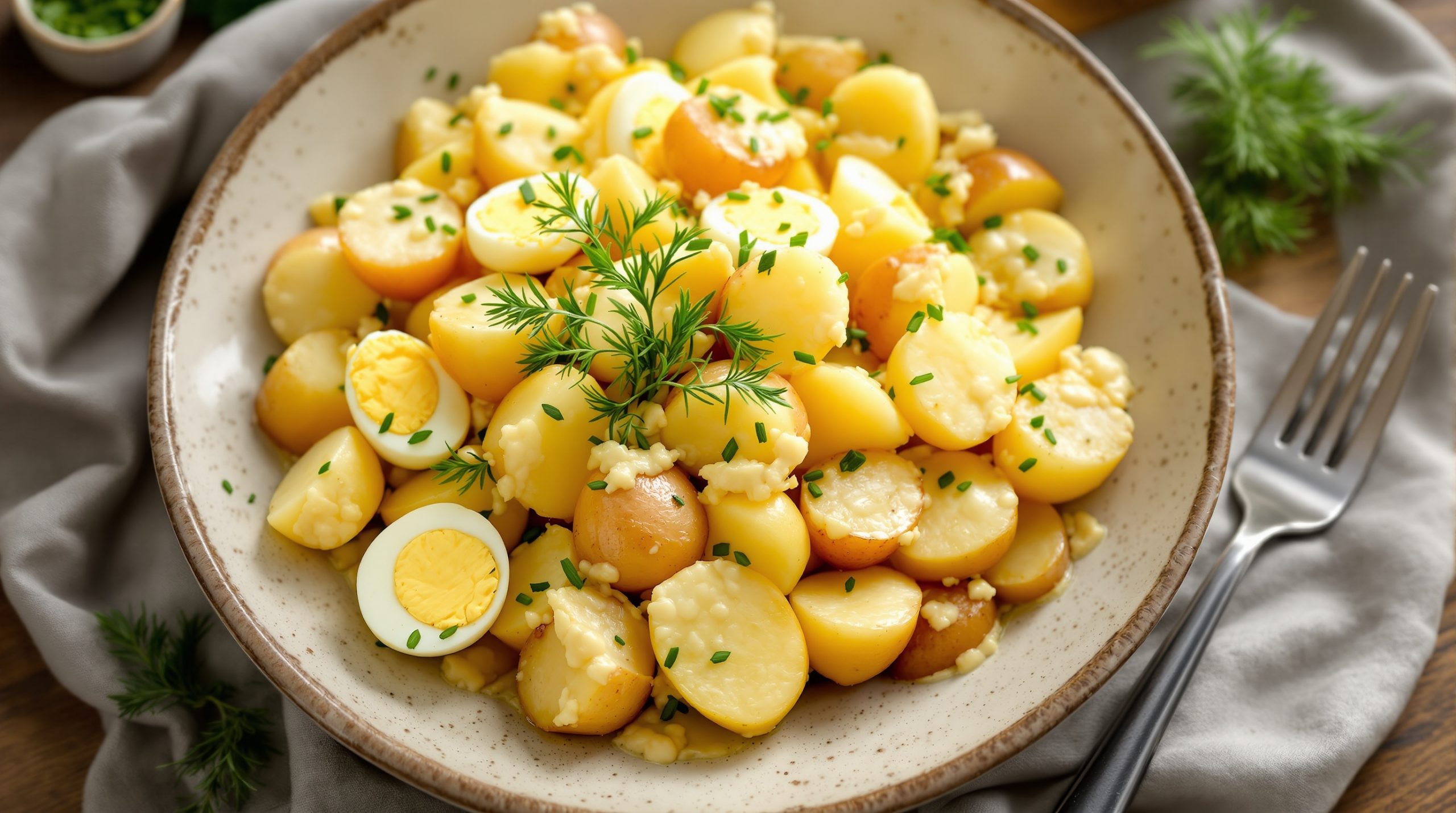 Kartoffelsalat mit Ei