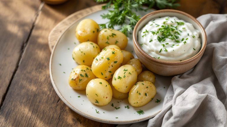 Kräuterquark mit Pellkartoffeln