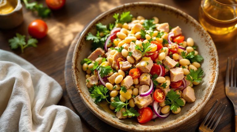 Thunfisch-Bohnensalat