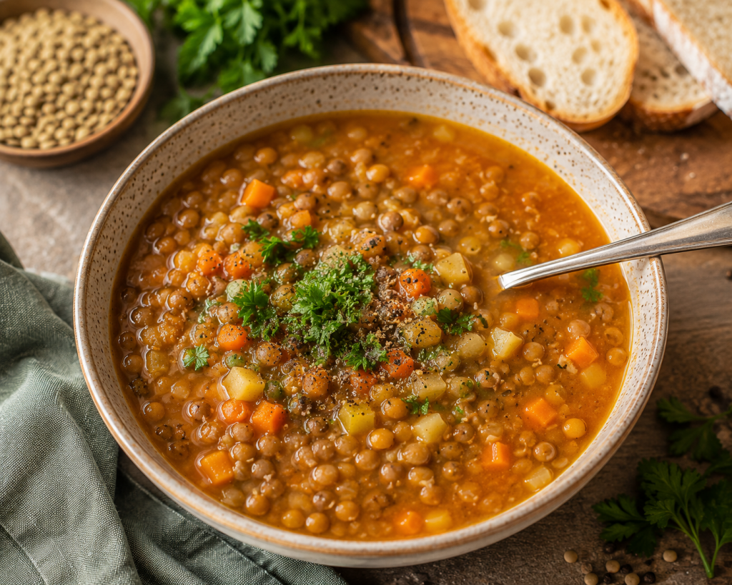Linsensuppe