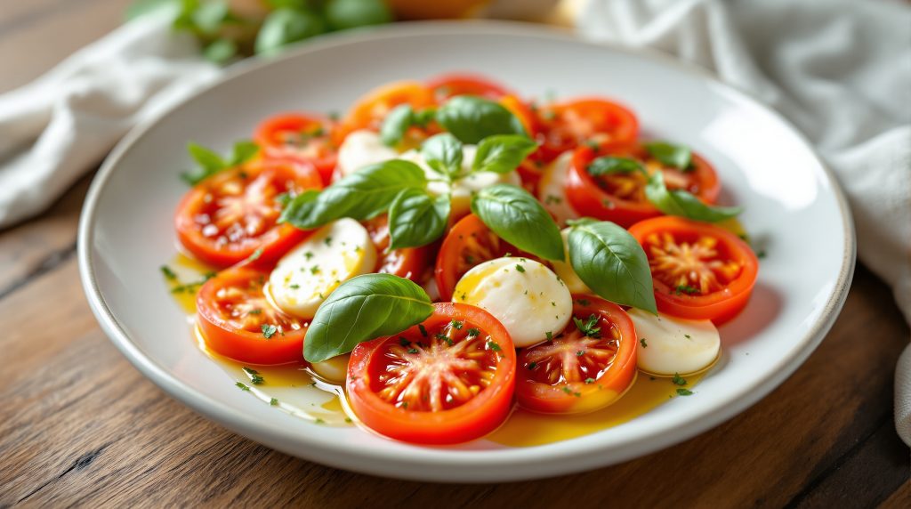 10-Minuten-Caprese-Teller