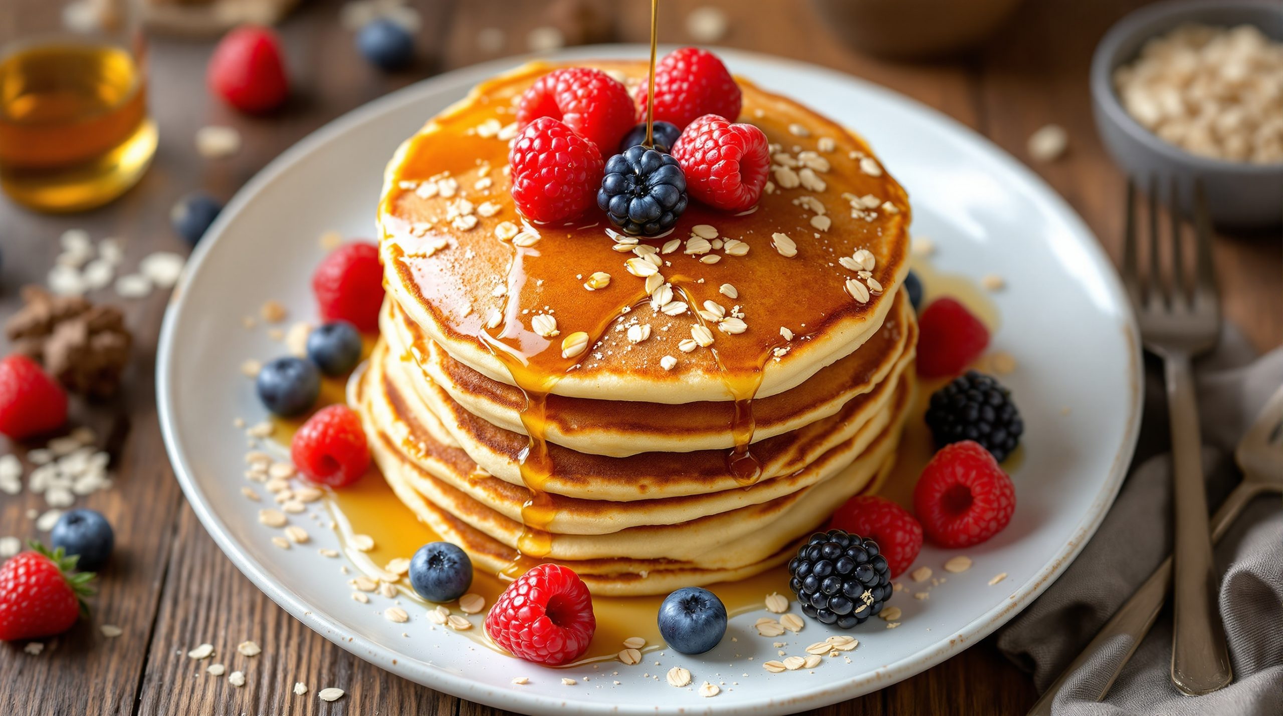 Haferflocken-Pfannkuchen