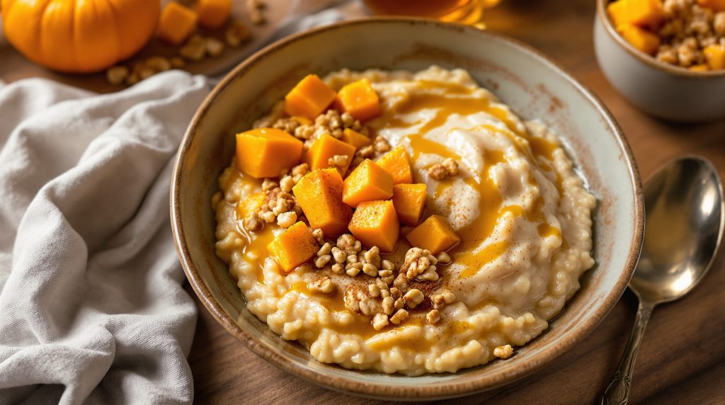 Kürbis-Gewürz-Porridge