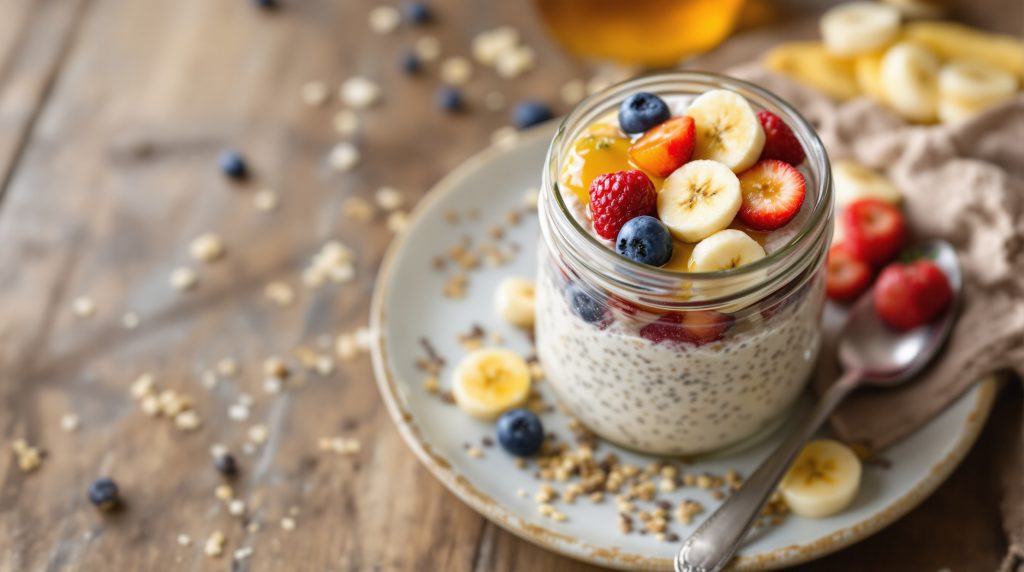 Overnight Oats mit Chiasamen