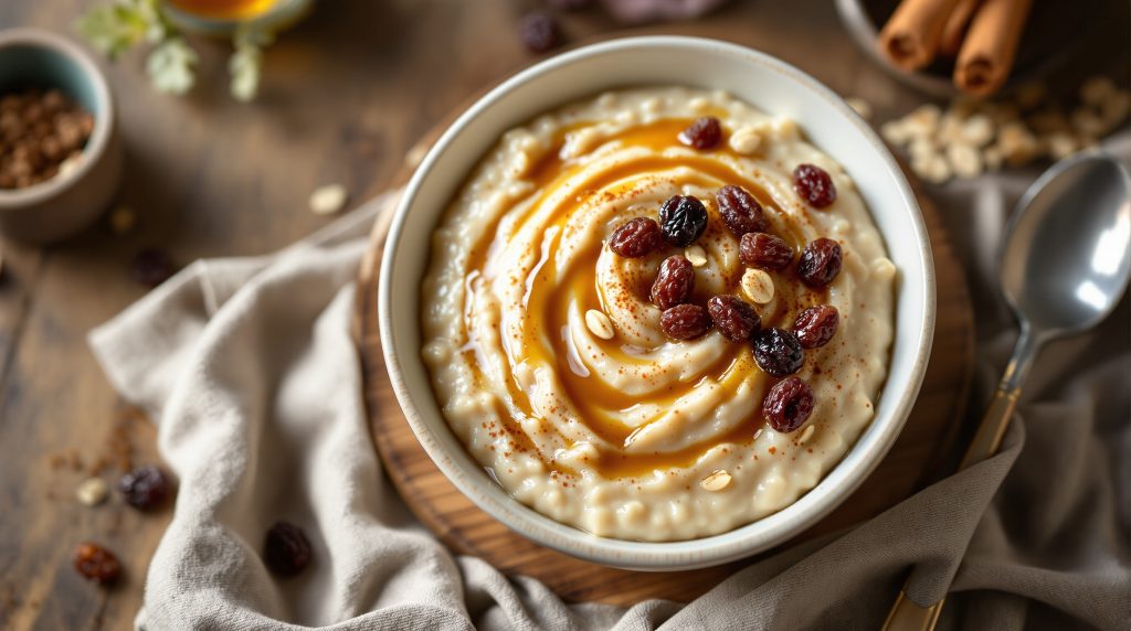 Zimt-Rosinen-Porridge