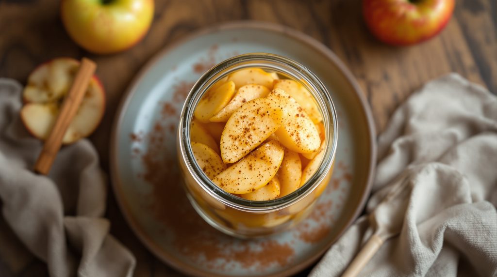 Fermentierte Äpfel mit Zimt