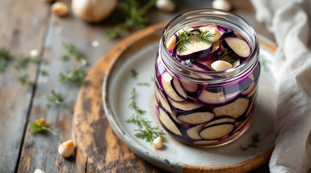 Fermentierte Auberginen