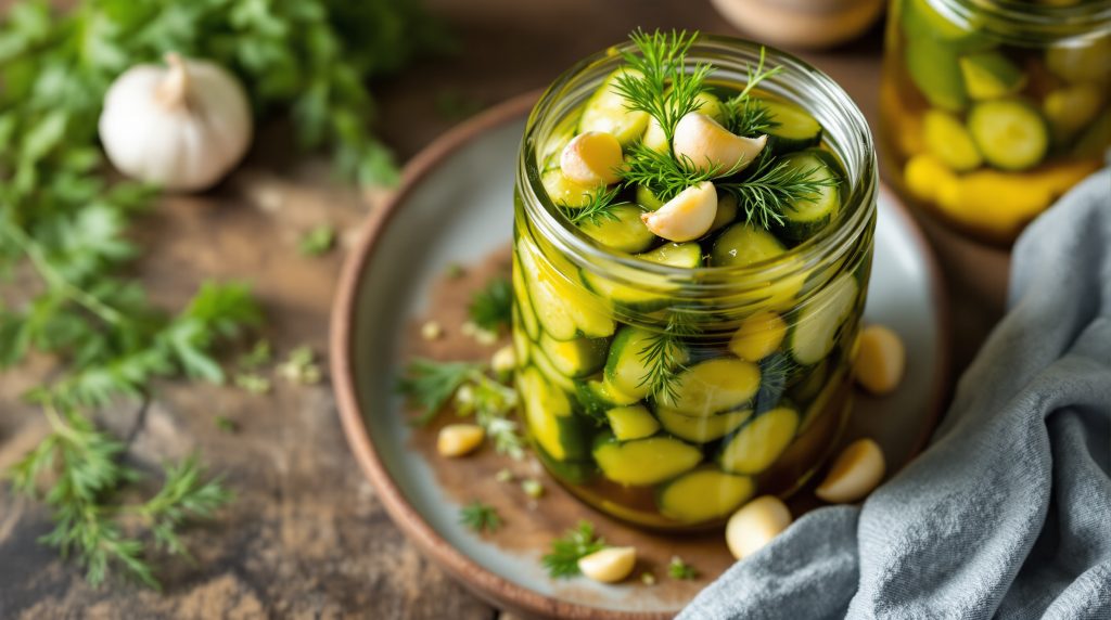 Fermentierte Gürkchen