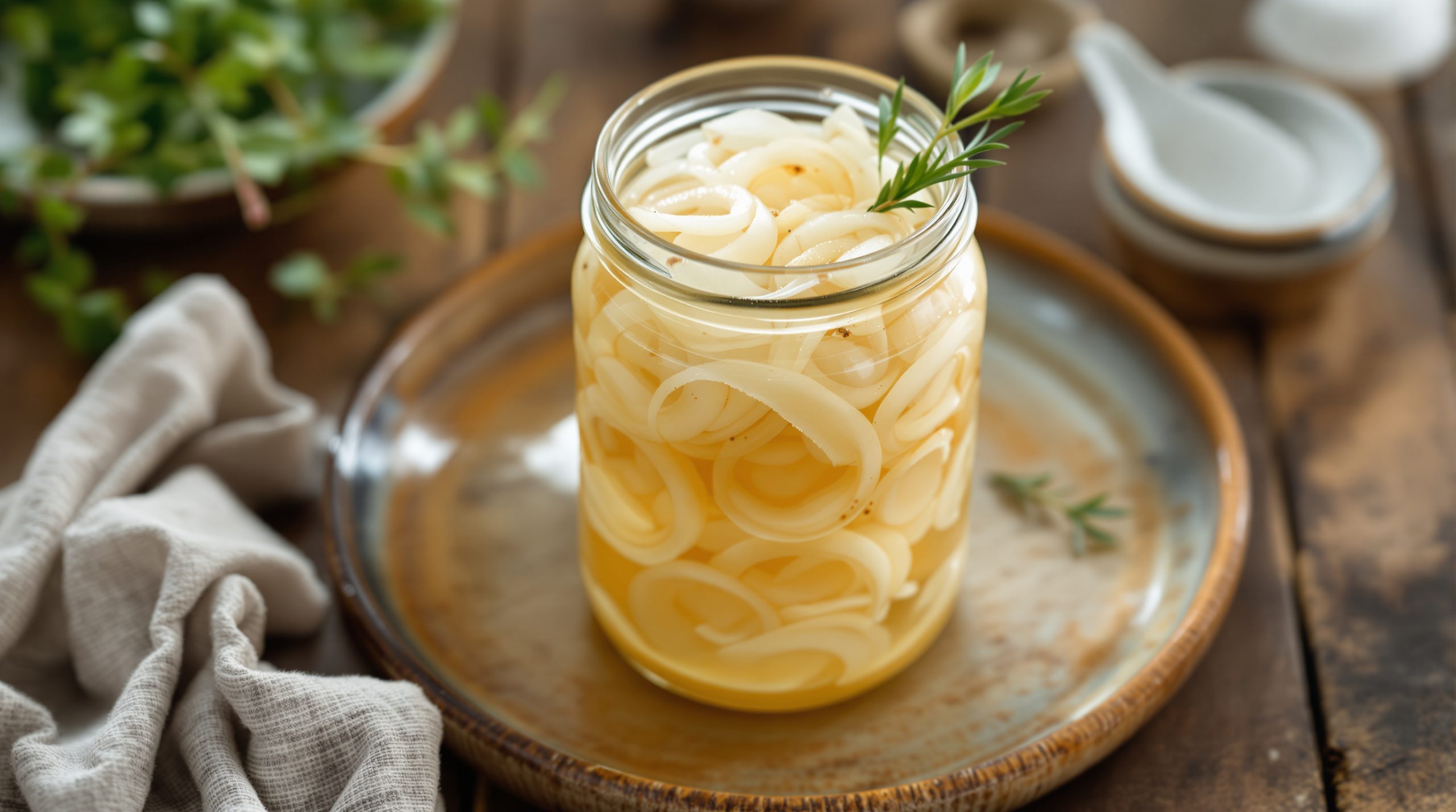 Fermentierte Zwiebeln