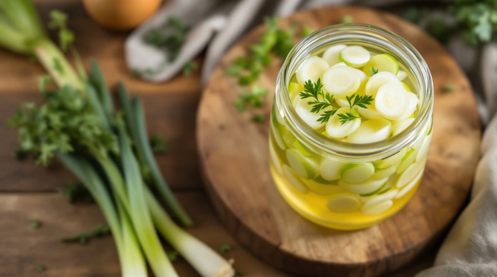 Fermentierter Lauch