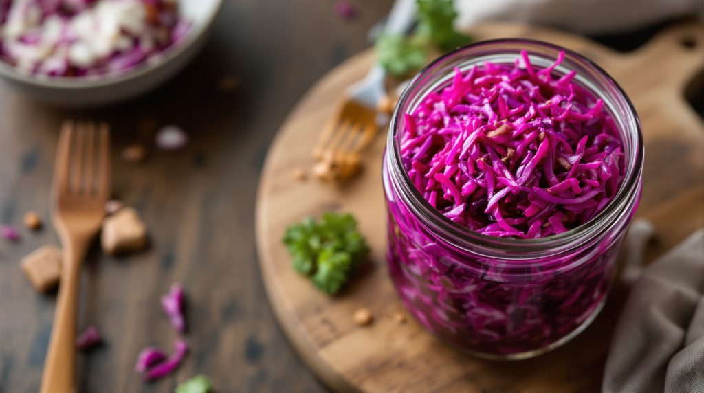 Fermentierter Rotkohl