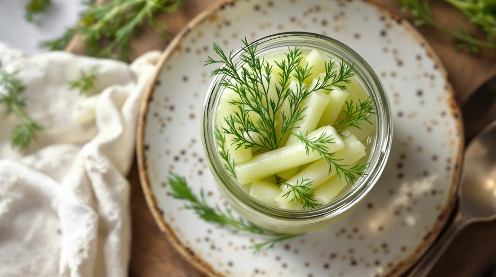 Fermentierter Staudensellerie mit Dill