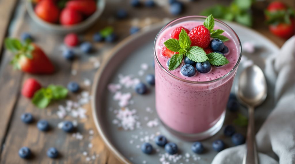 Kefir-Beeren-Smoothie