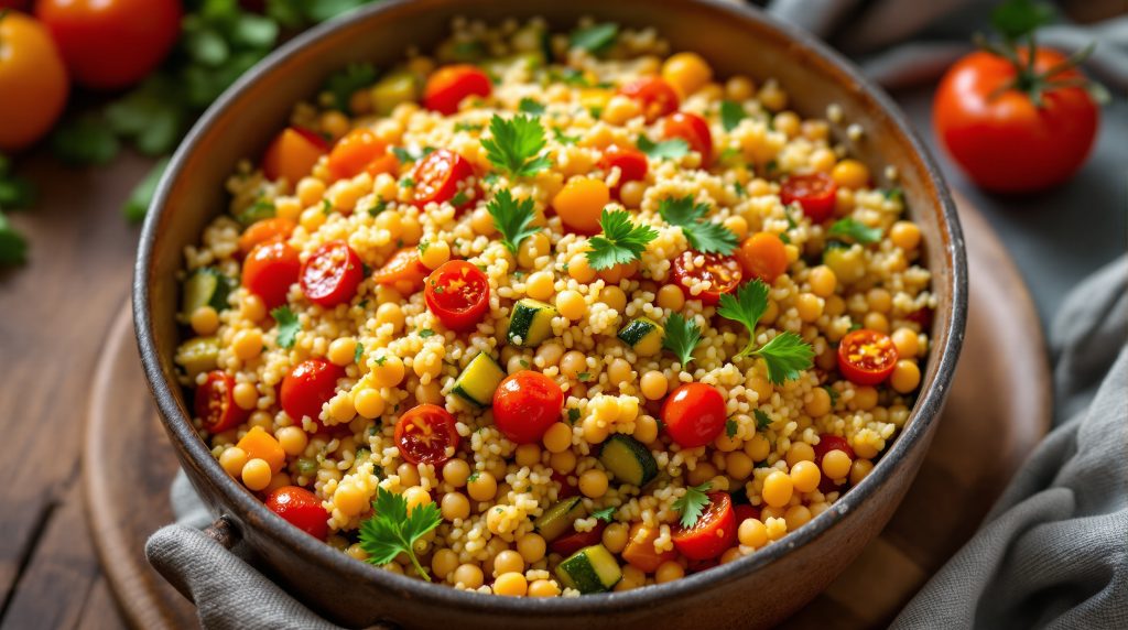 One-Pot-Couscous mit Gemüse