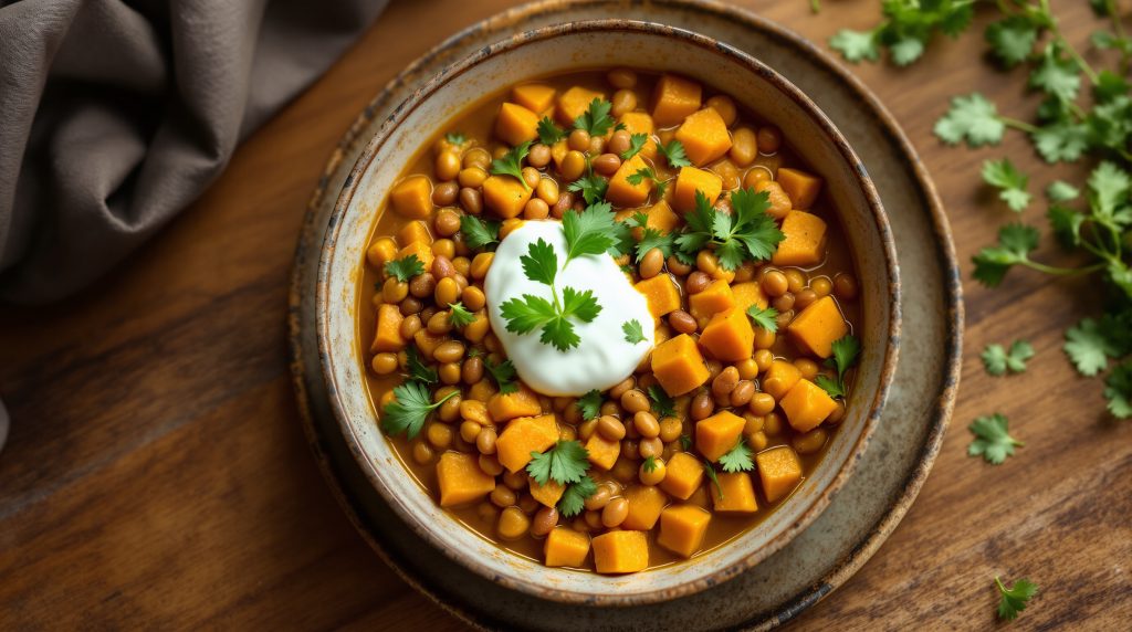 One-Pot-Süßkartoffel-Linsen-Curry
