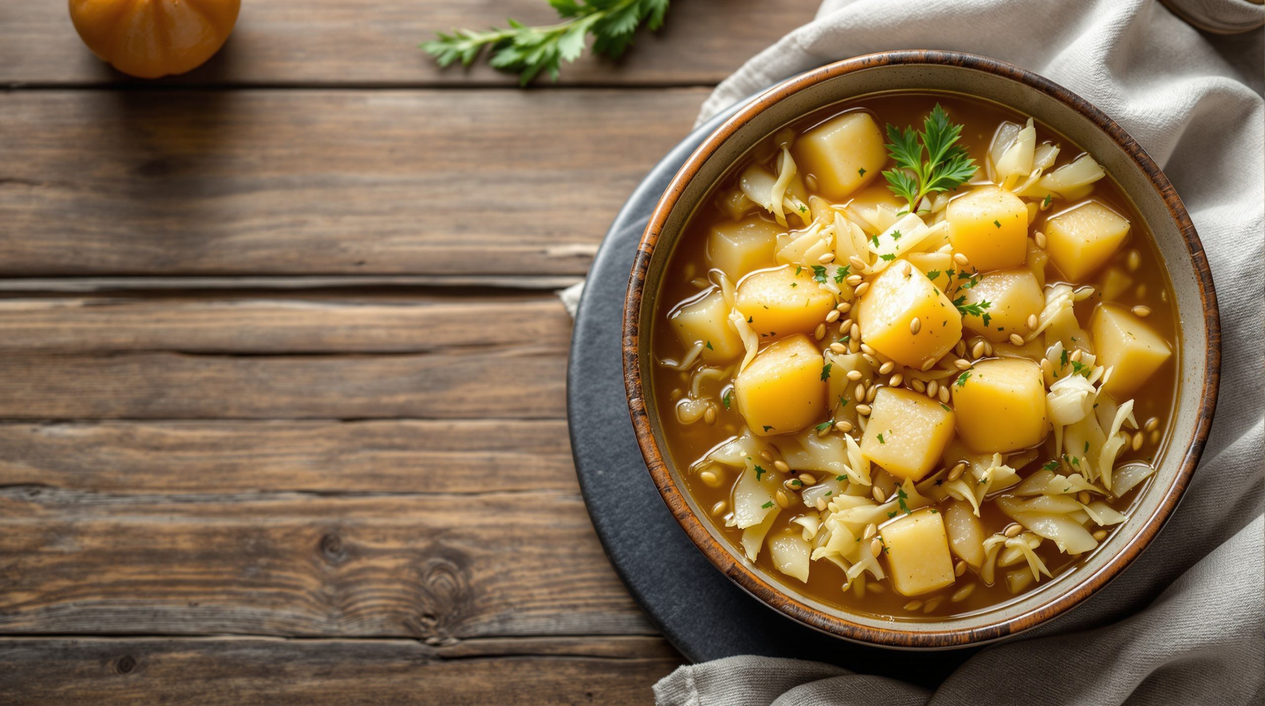 Sauerkraut-Eintopf mit Kartoffeln