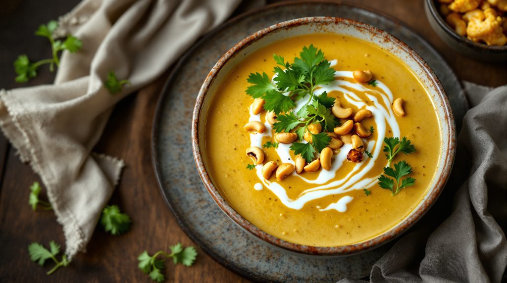 Blumenkohl-Curry-Suppe