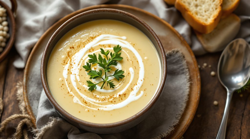 Blumenkohlsuppe mit Muskat