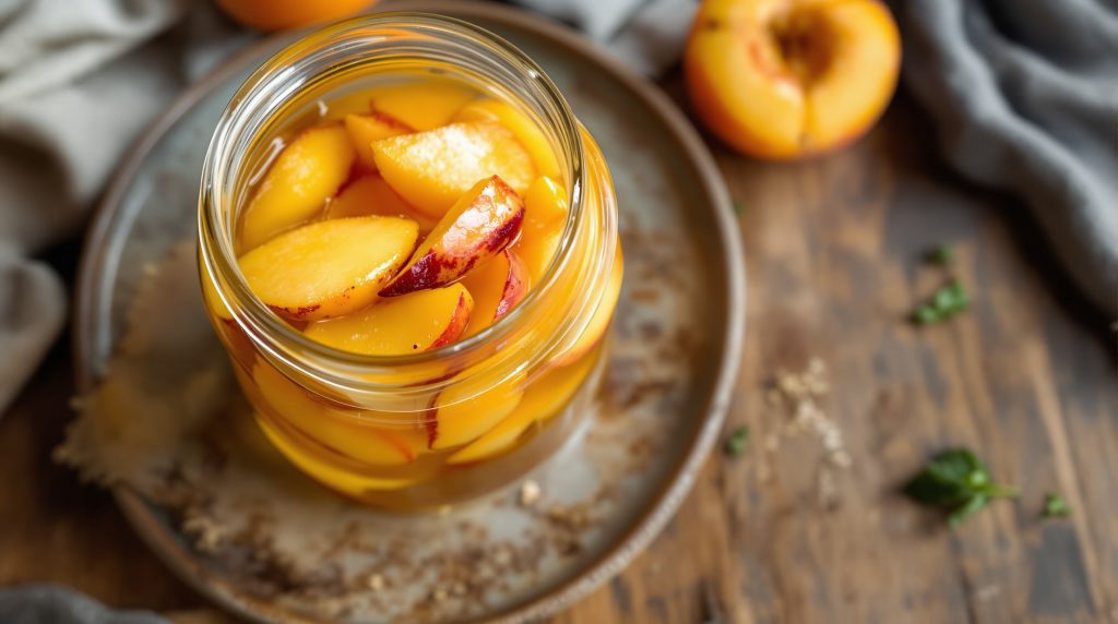 Fermentierte Pfirsiche