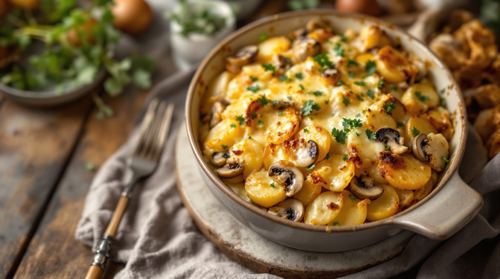 Kartoffel-Pilz-Auflauf