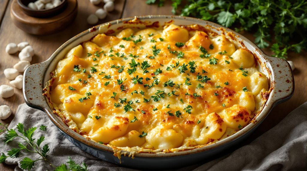 Kartoffelgratin mit Kräutern