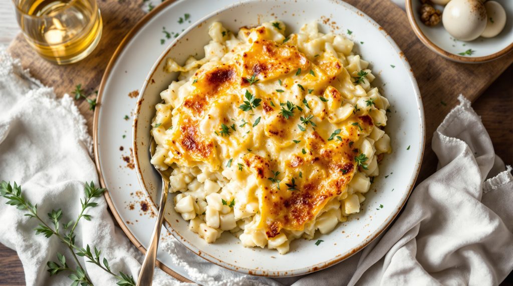 Kohlrabi-Auflauf mit Béchamel