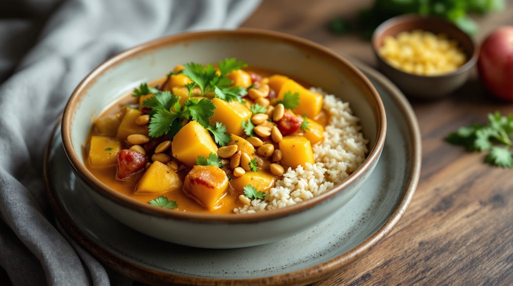 Massaman-Curry mit Kartoffeln