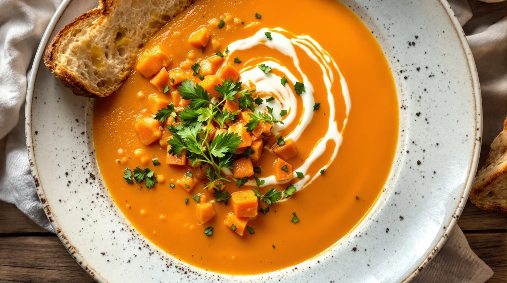 Möhren-Ingwer-Suppe