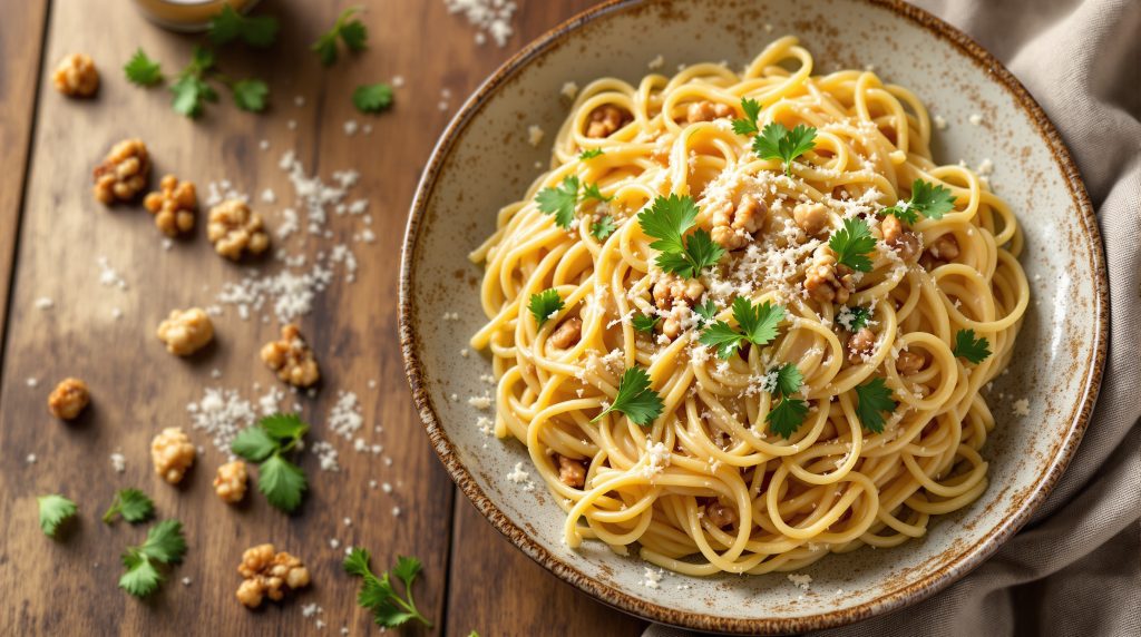 Pasta mit Walnusssauce