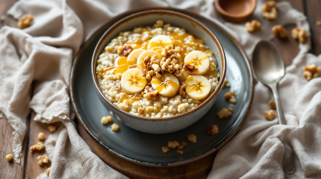 Quinoa-Frühstücksbrei mit Banane