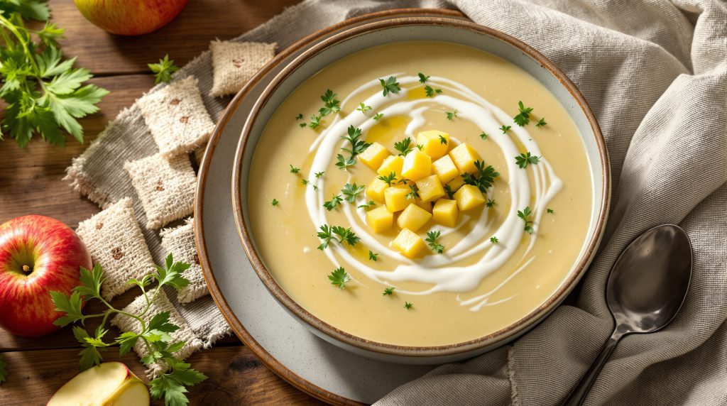 Sellerie-Apfel-Suppe