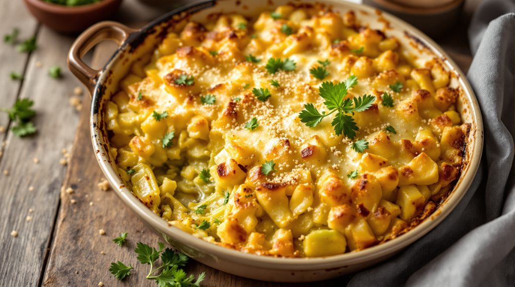 Sellerie-Gratin mit Muskat