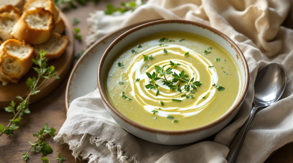 Spargelcremesuppe