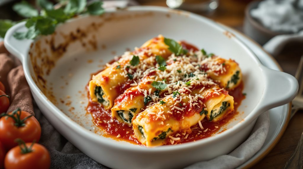 Spinat-Ricotta-Cannelloni