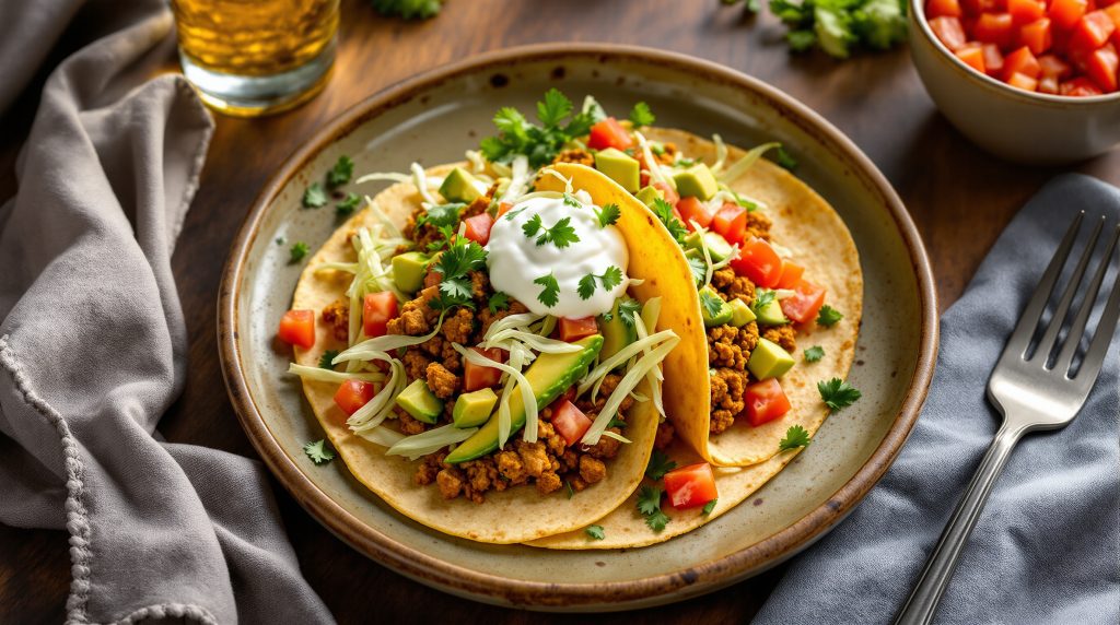 Tempeh-Tacos mit Avocado