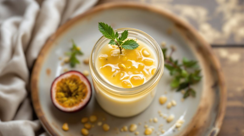 Wasserkefir mit Passionsfrucht
