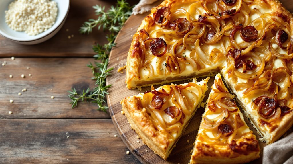 Zwiebelkuchen (vegetarisch)